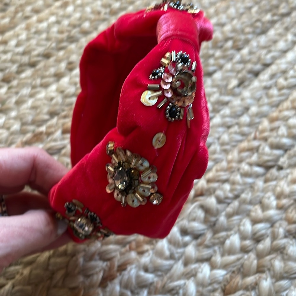 L. Erickson France Beaded Jeweled Headband